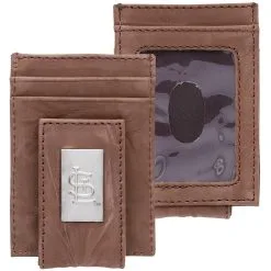 Eagles Wings St. Louis Cardinals Leather Front Pocket Wallet